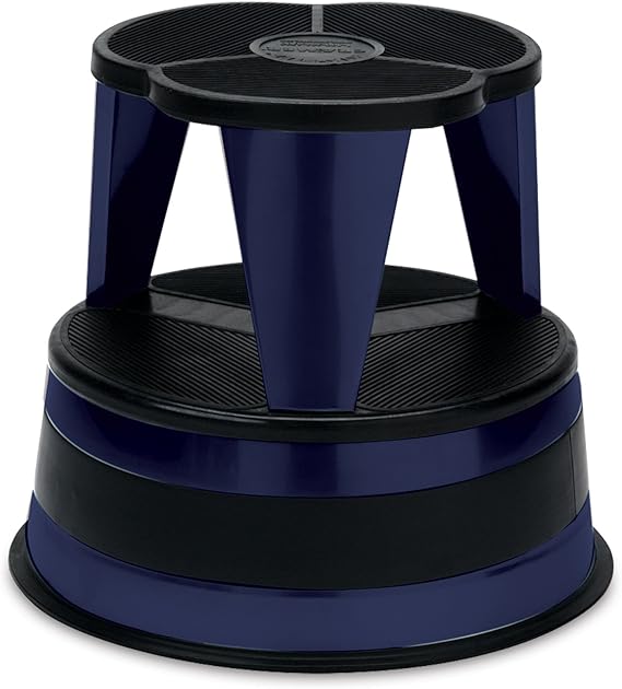 Amazon.com: Kik-Step Rolling Step Stool - Navy: Home Improvement