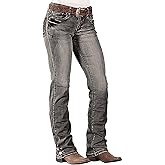 Flamingals Boot Cut Jeans for Women Mid Waist Straight Leg Jeans Trendy Jeans Denim Pants