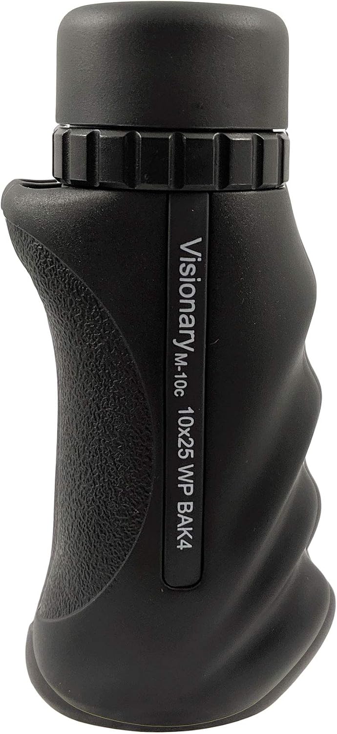 Visionary M-Series M-10c 10x25 Waterproof Compact Monocular BAK4