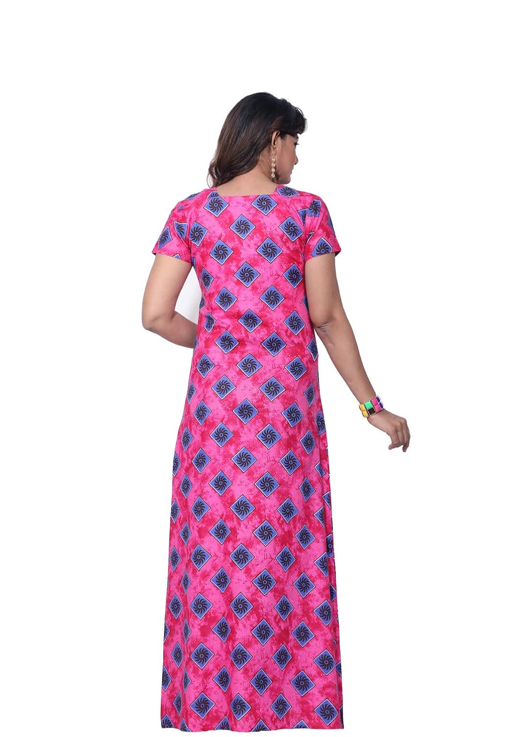 Cotton nighty with zip amazon Clearance