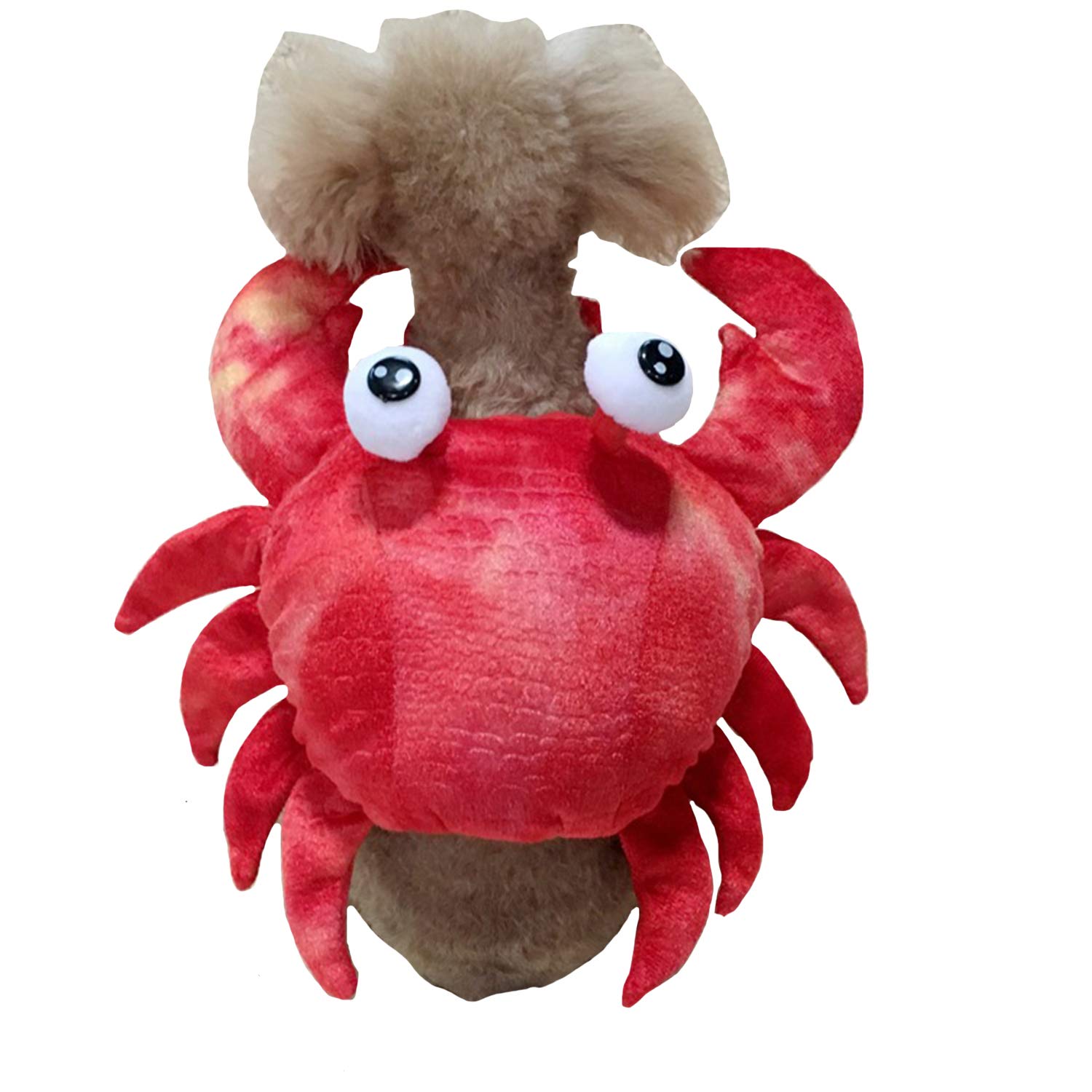MuYaoPet Lobster Dog Halloween Costume Winter Warm Pet Coat Clothes for Small to Large Dog (XL, Crab)