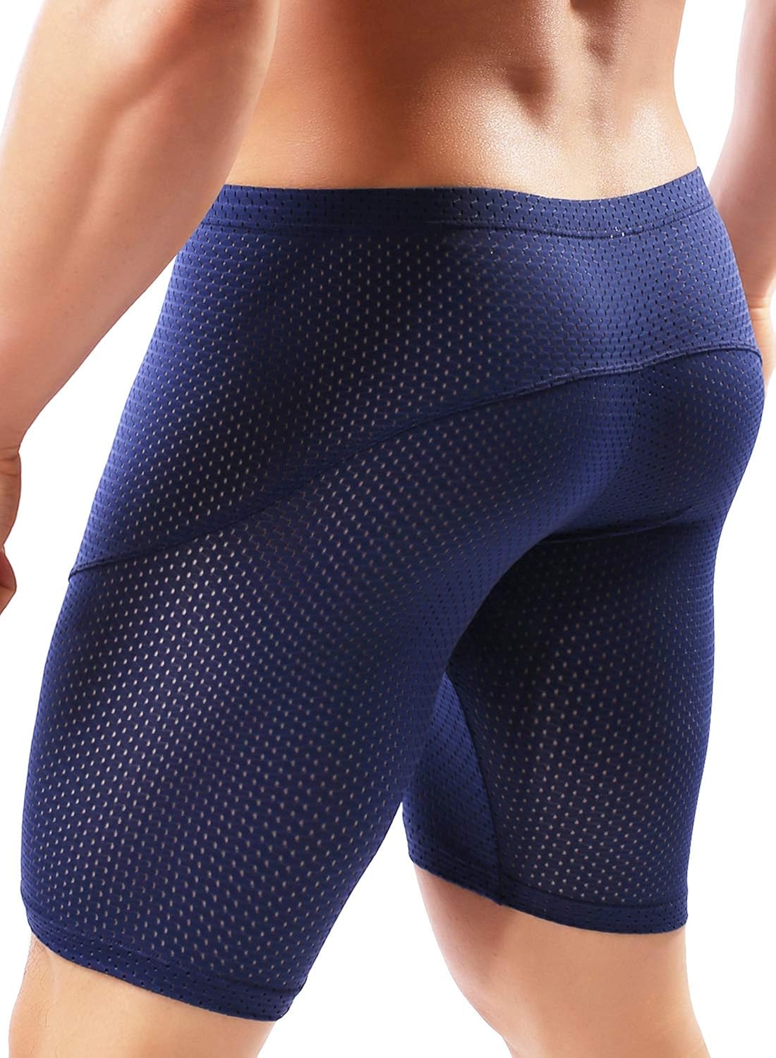 MIZOK Men's Tight Yoga Mesh Training Bodybuilding Gym