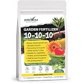 10-10-10 Plant Fertilizer Slow Release - 10 10 10 All Purpose Granular Garden Fertilizer for Vegetables, Tomato, Arborvitae, Shrubs, Rose, Flowers, Fruit, Fig Trees (1/2 Quart)