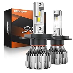 SEALIGHT H4/9003/HB2 Bulbs 38000LM Super