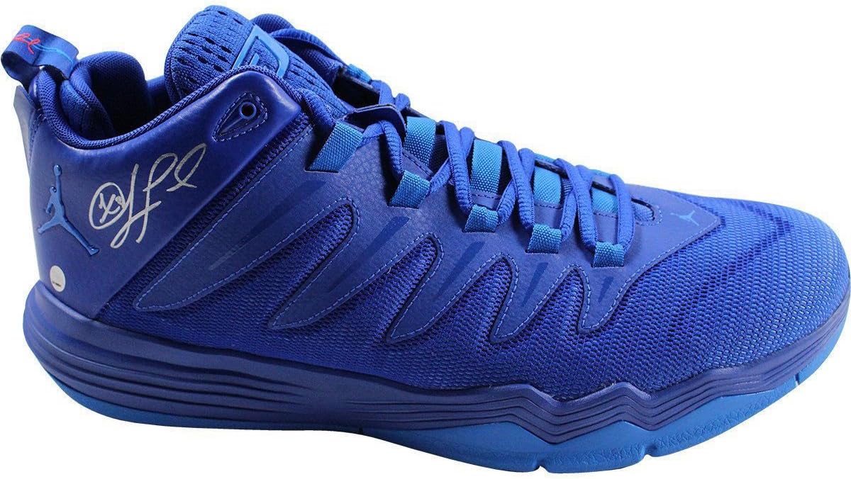 CHRIS PAUL Autographed Blue Jordan CP3.IX Shoe STEINER