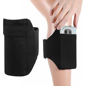 Ymapinc Ankle Wallet, Leg Strap Bag Extended, Non-Slip Leg Phone Holder | Adjustable Ankle Pouch for Women/Men, Phone Pouch f