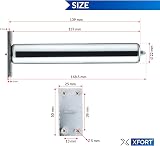 XFORT Satin Chrome Concealed Door Closer for Internal Doors Soft Close Auto view 6