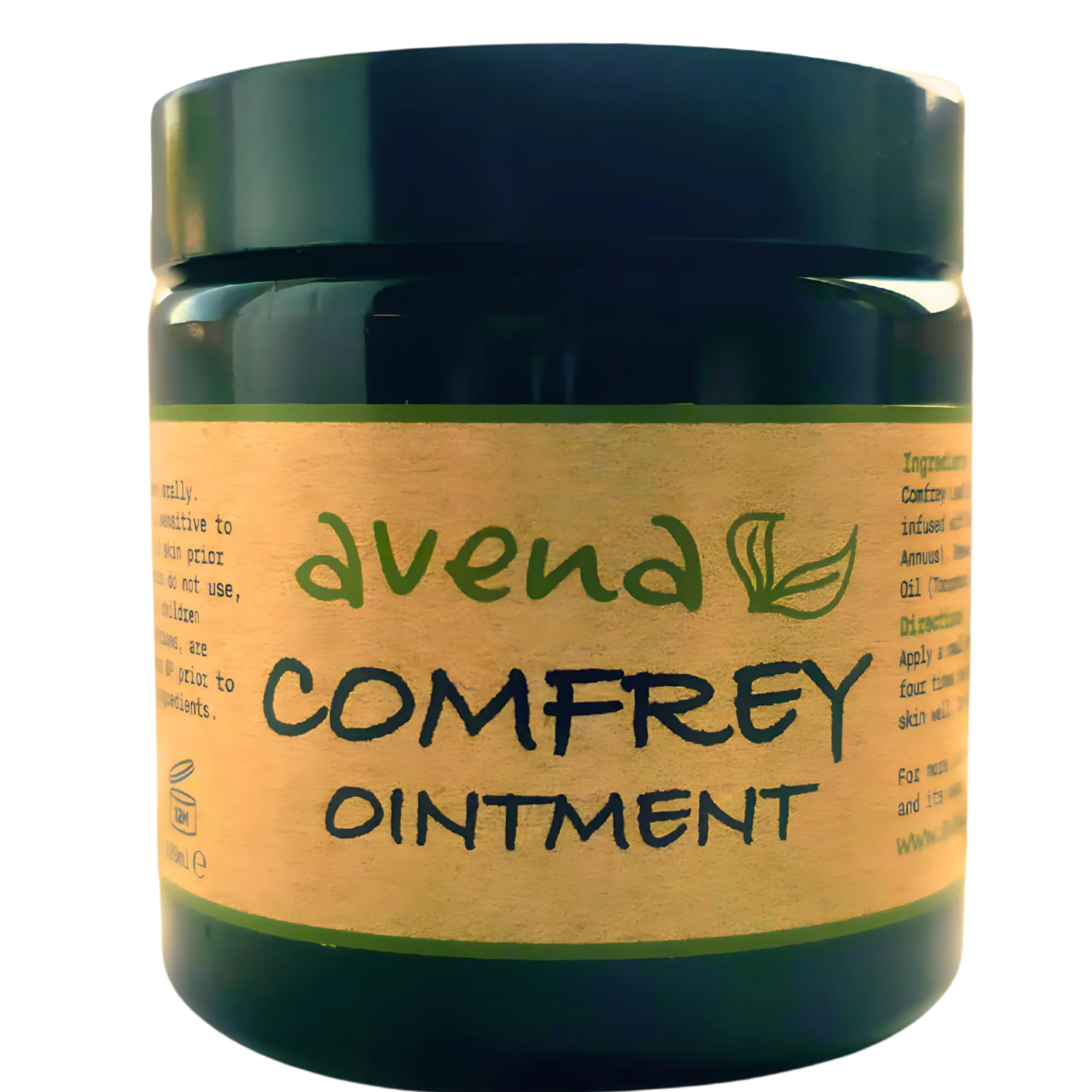 Comfrey Ointment 60ml SLS and Paraben Free Vegetarian Symphytum officinale