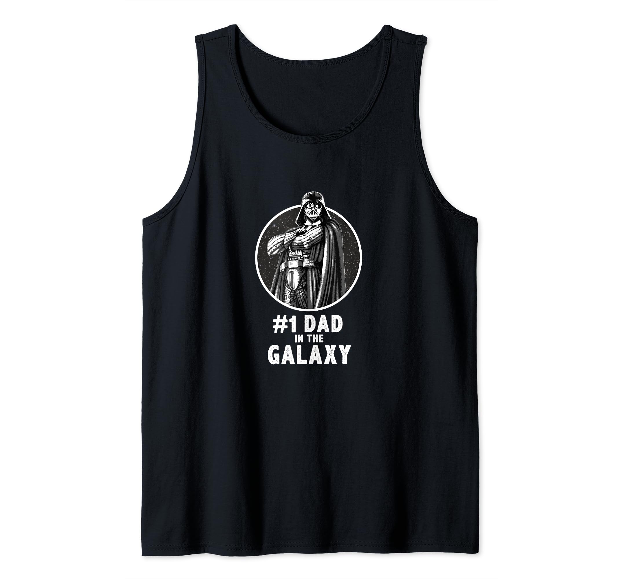 Star Wars Darth Vader Head Neon Gradient Tank Top