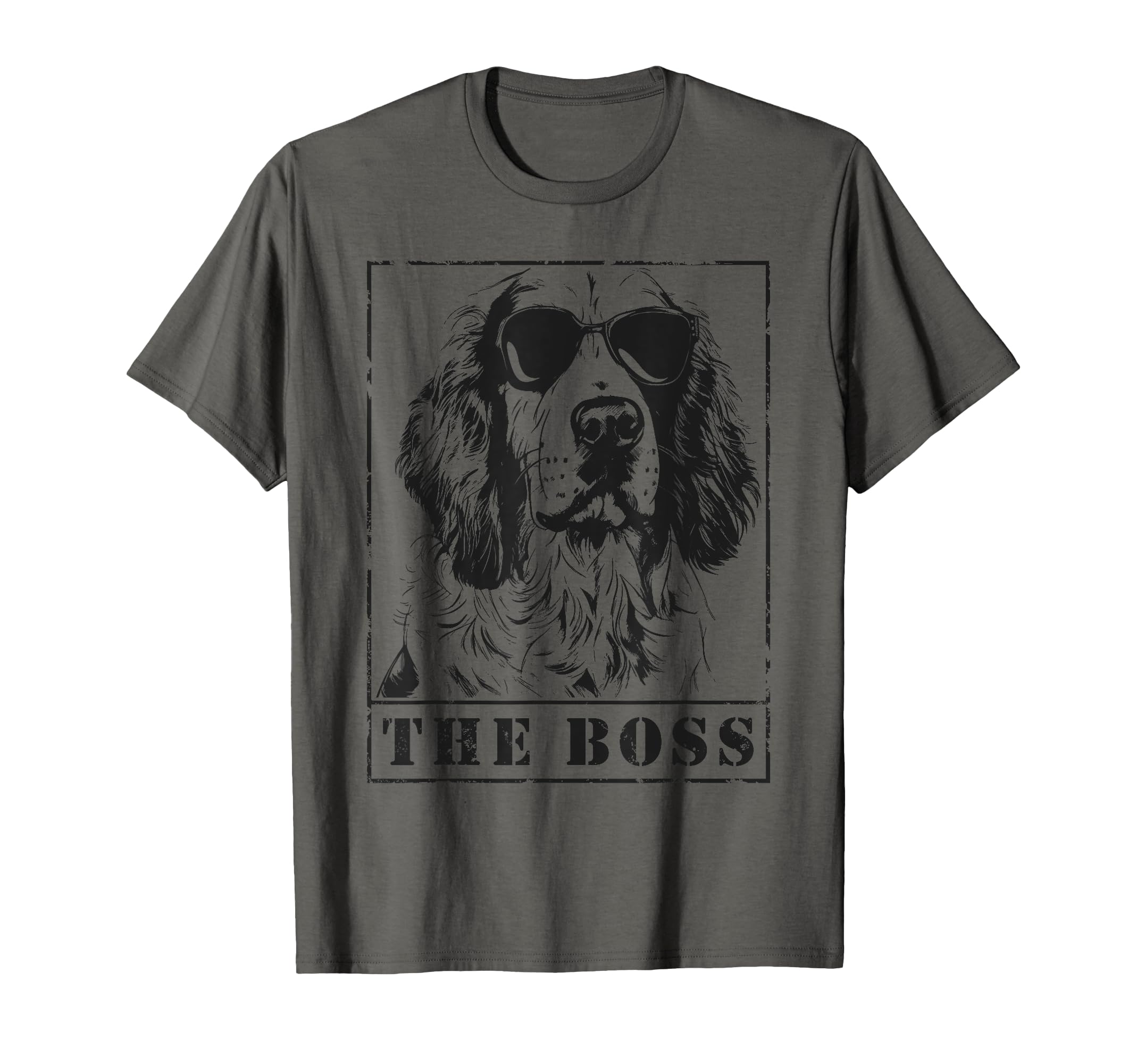 Le setter anglais drôle, patron, maman, papa, amoureux des chiens T-Shirt