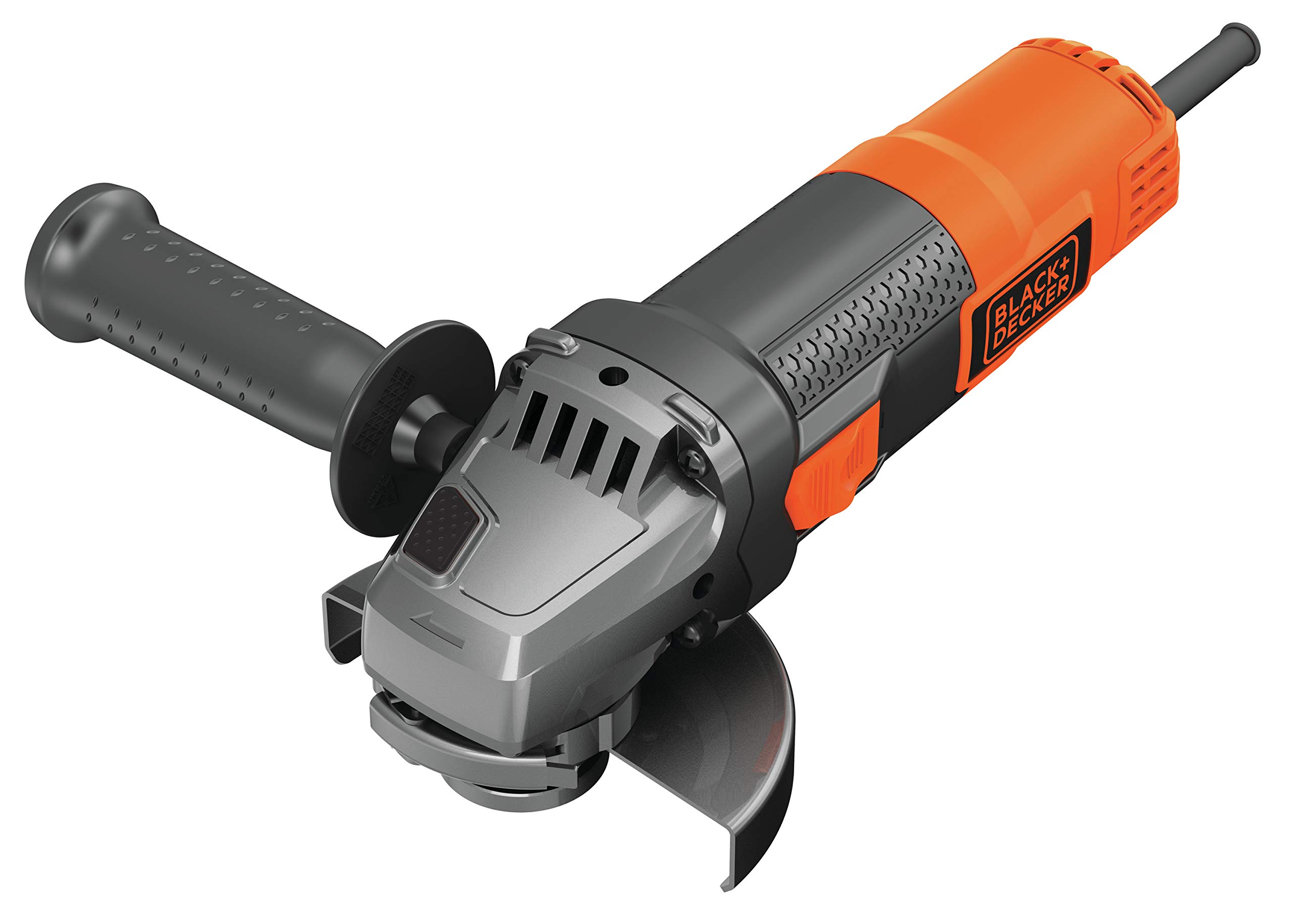 BLACK + DECKER BEG210-QS Corded angle grinder - 3-position handle 900W, Black, 115 mm
