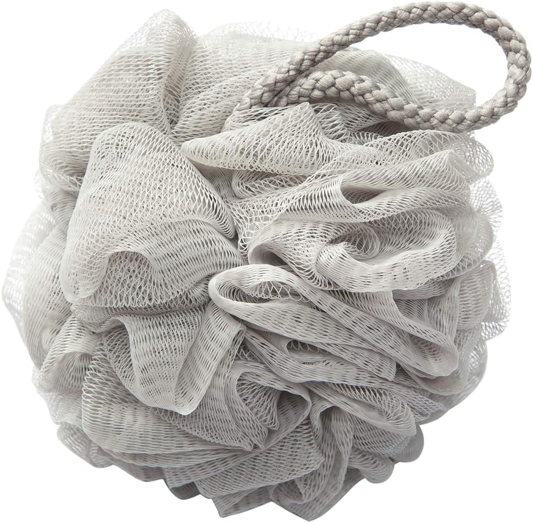 TungSam Bath Loofah Sponge, Pack of 4 Mesh Pouf Body Scrubber for Shower. (Multi-Color): Health & Personal Care