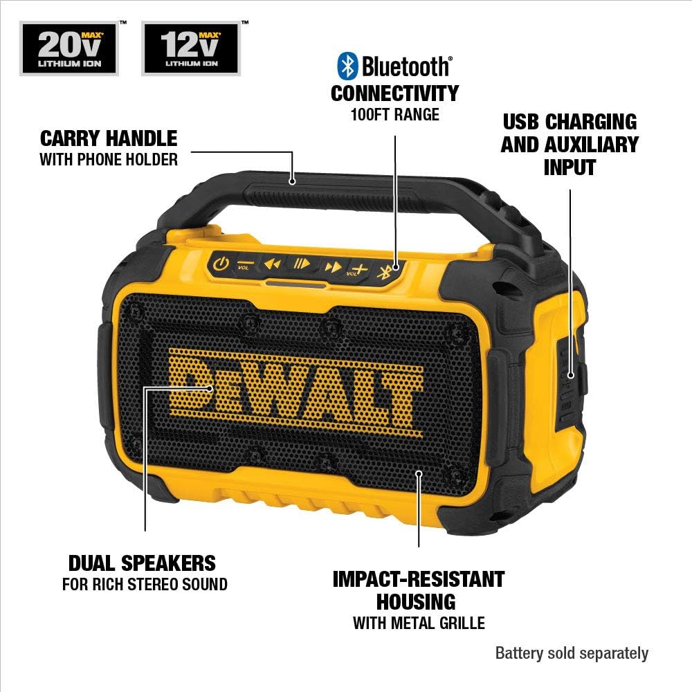 dewalt mini speaker