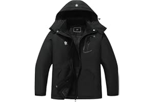 KAIDER Women's Plus Size Waterproof Ski Jacket Winter snow outdoor warm hooded raincoat Mountain Windbreaker Coat