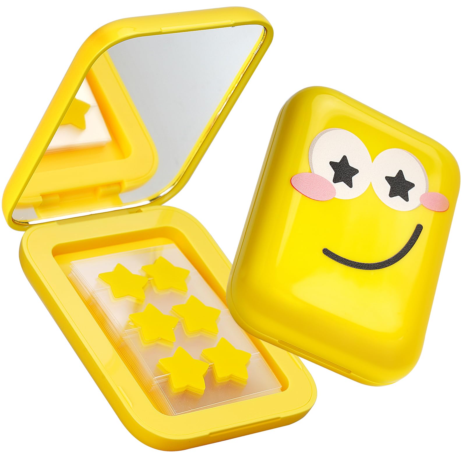 AUSLKA Star Pimple Patches (150 Count),Hydrocolloid Pimple Patches,Cute Star Shape, Spot Stickers For Face And Skin,6 Colors,Temporary Mirror