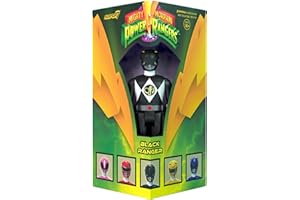 Super7 Mighty Morphin Power Rangers Black Ranger - 3.75" Power Rangers Action Figure in Special Edition Packaging