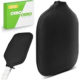 CeroDimo Pickleball Paddle Cover Neoprene Protective Sleeve with Zipper Universal Racket Cover Case Fits Standard and Elongated Paddles Lightweight Durable Storage Protector