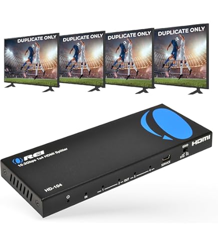 その他 Gefen Ultra HD 4K 1:4 HDMI Splitter Gefen GTB-HD4K2K-144C-BLK 4K Ultra HD 1-4 Splitter for Hdmi&
