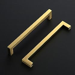 Ravinte 1 Pack Gold Cabinet Pulls 7-1/2 Inch