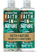 Faith In Nature Coconut Shampoo and Conditioner Set 2x400ml Hydrating