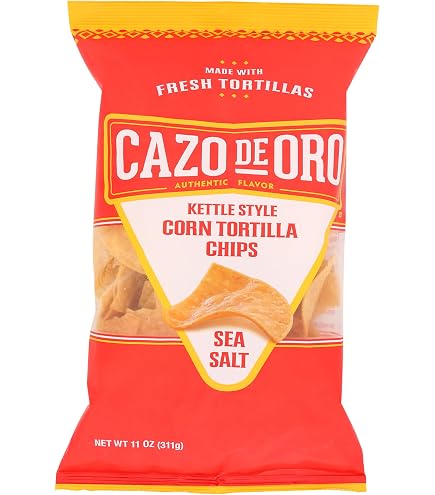 Amazon.com: Cazo De Oro KHLV00400404 11 oz Tortilla Hatch Chil Chips
