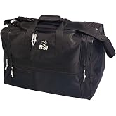 BSI Dash Roller Bowling Bag with Smooth Rolling Wheels, Padded Ball Compartment, Retractable Locking Handle, &amp; Shoe Pocket
