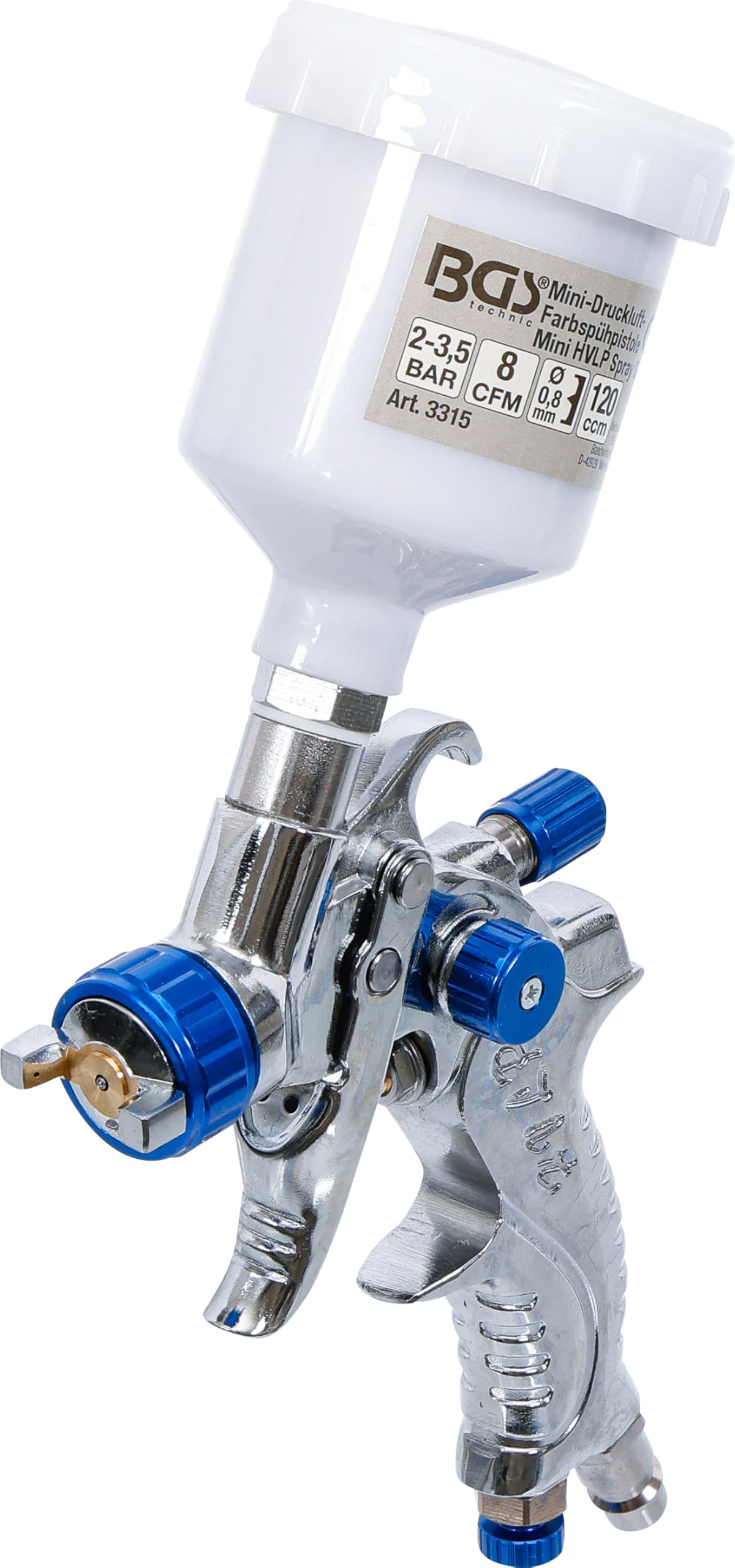 BGS 3315 | Mini Air Paint Spray Gun | 120 cm³
