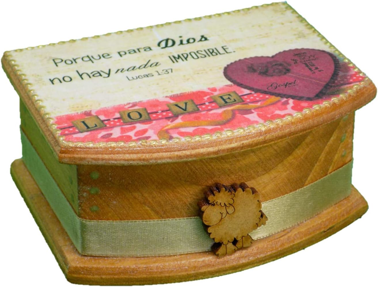 Christian Gifts Handmade Blessings Box Inspirational Faith Based Promise Scripture Bilingual Card Box Women Gift Cajitas de Promesas Regalos Cristianos Decoration Box