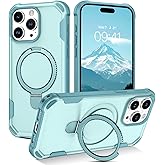 BENTOBEN for iPhone 15 Pro Case with Magnetic Stand Holder [Military Drop Protection] [Compatible with MagSafe] Non-Slip Grip Protective Phone Case for iPhone 15 Pro 6.1'', Blue