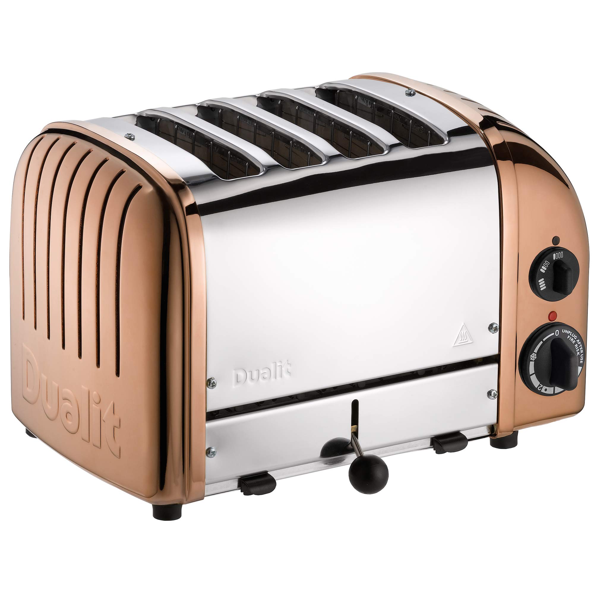 Dualit Classic 4 Slice Vario Toaster Stainless Steel, Hand BuiltIn