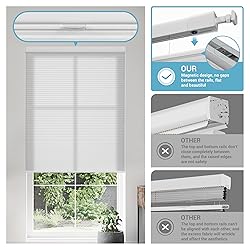 Boolegon No Drill No Tools Cellular Shades Top Down