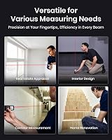 MiLESEEY 120M Laser Measure, 229ft Digital Tape Measure with Auto Angle view 9