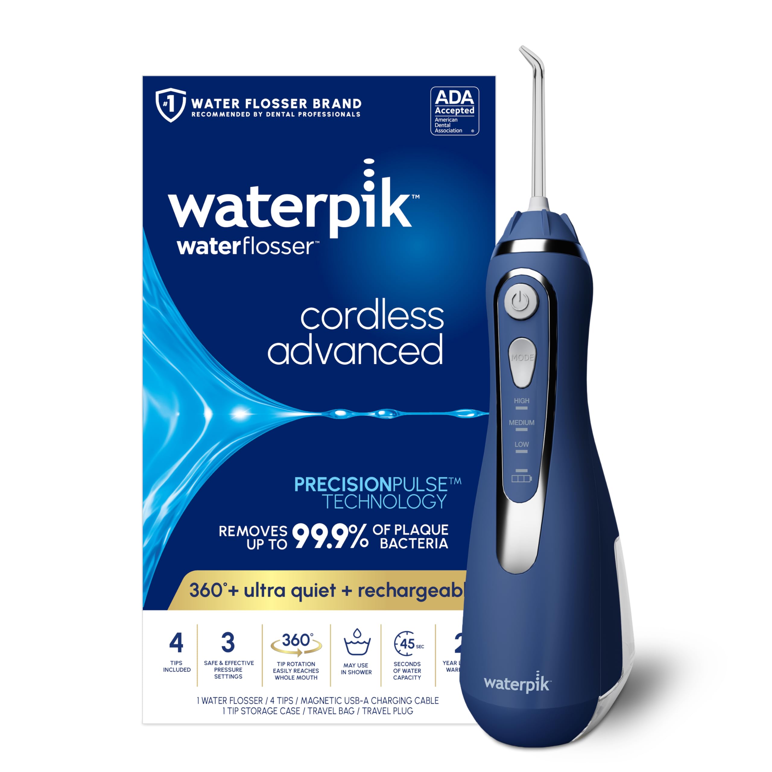 Waterpik Cordless Advanced 2 0 Water Flosser For Teeth Gums Braces Waterpik Cordless Advanced 2 0 Water Flosser For Teeth Gums Braces