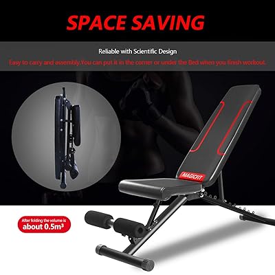 space saving workout bench