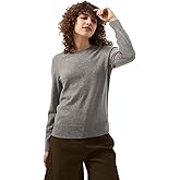 GreenMount Cashmere Sweaters for Women Basic Essential Crewneck Long Sleeve Pullover Sweater