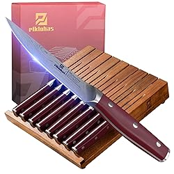 Piklohas Steak Knives Set Of 8 With Drawer