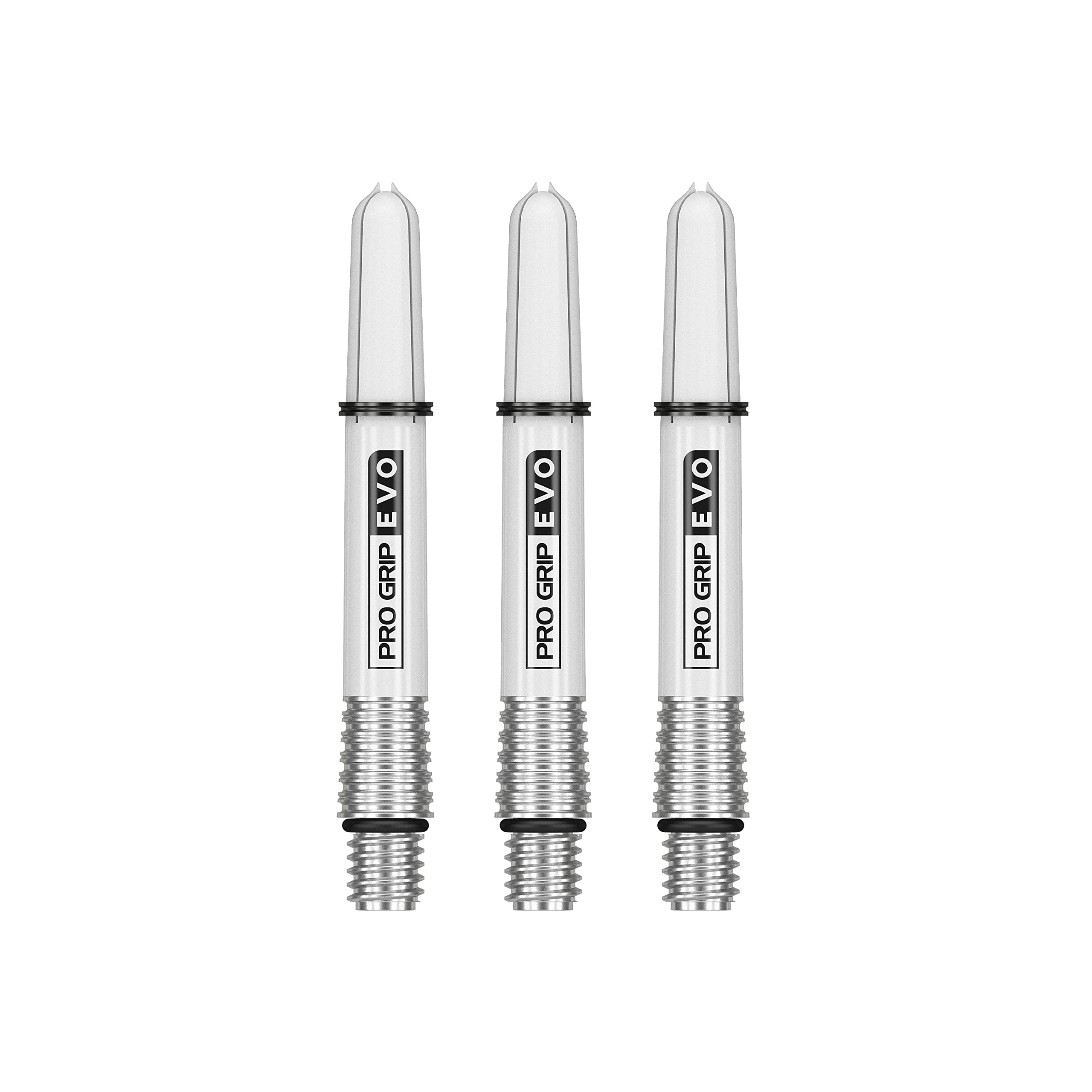 Target Darts Pro Grip Evo Silver Aluminium Short Dart Shafts