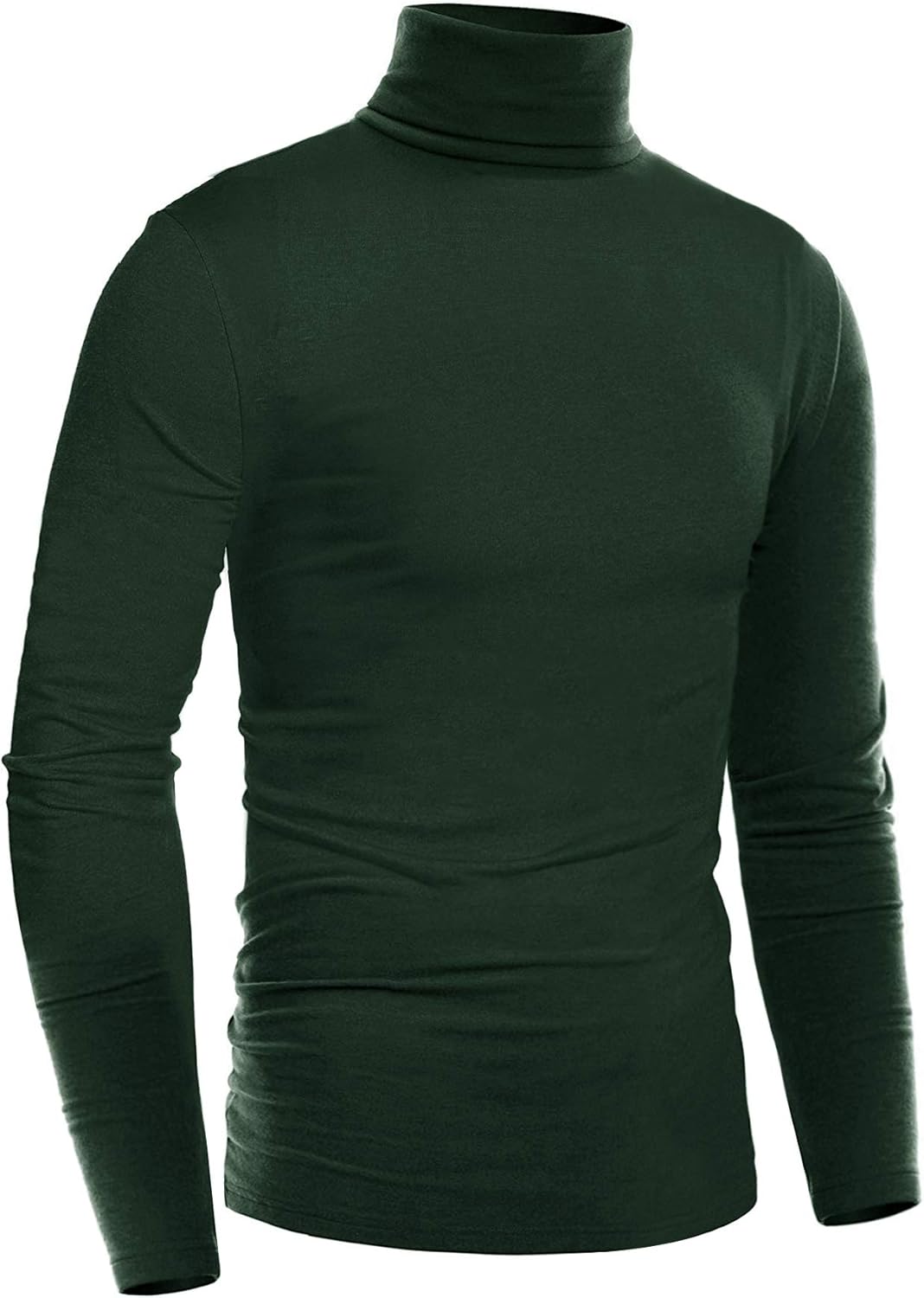 ZEGOLO Mens Thermal Mock Turtleneck Long Sleeve T Shirt Knitted Pullover Basic Slim Fit Shirts at  Men’s Clothing store