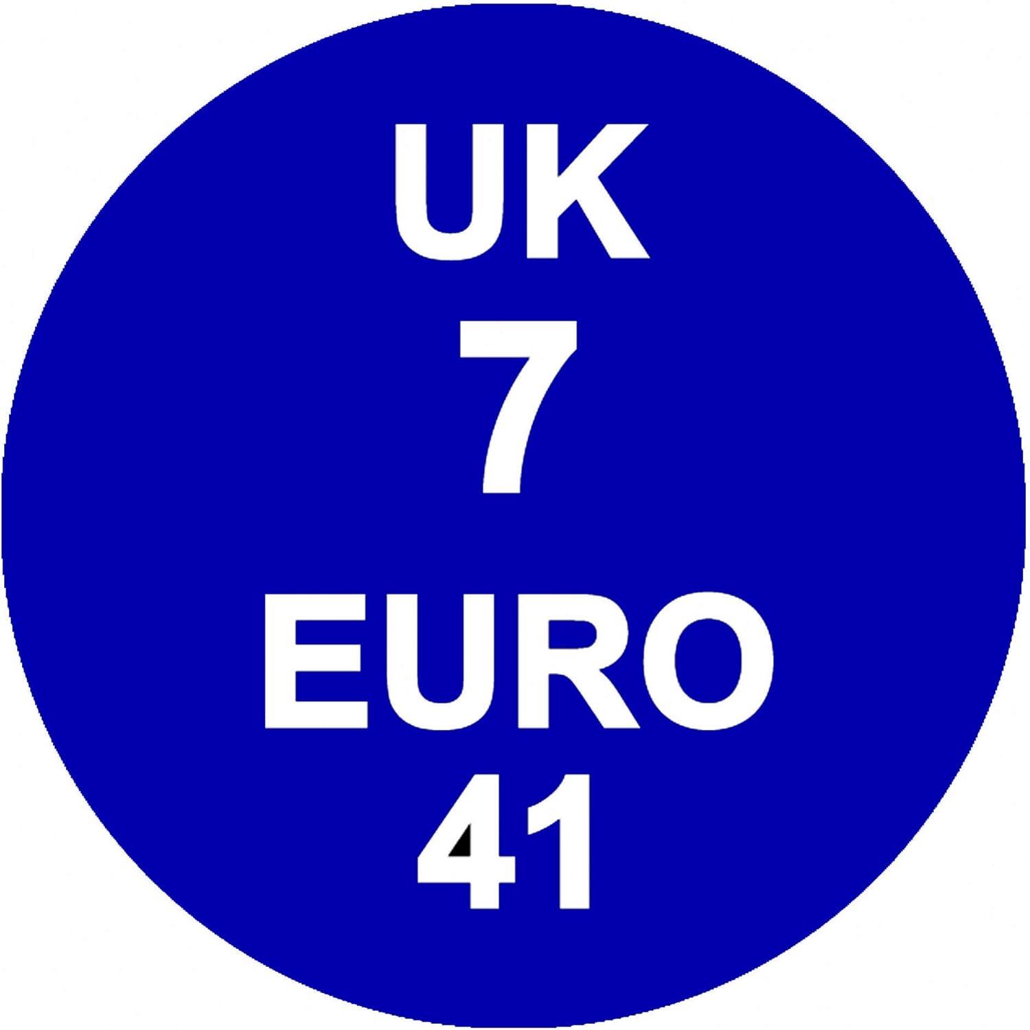 uk7 in euro size