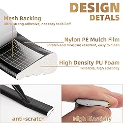 KNEELISA 196” Wedge-Shape Foam Window Weather