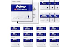 BIKBOK 20 Pcs Adhesion Promoter, Highly Effective Adhesion Promoter for Plastic, Double Tape Primer Increase for Surfaces of Automotive Internal Plastic,Glass and Ceramic Tiles