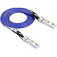 10Gtek [Dark Blue Colored 10G SFP+ DAC Cable - Twinax SFP Cable for Ubiquiti UniFi Devices, 2-Meter(6.5ft)