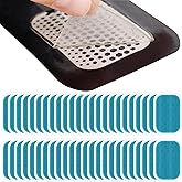 PAMASE 50/80 Pcs Gel Pads for Abs Stimulator - Replacement Pads for Abdominal Muscle Trainer, Reusable Ab Workout Toner Belt Accessory