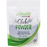 Roselle Naturals Chebe Powder Imported from Chad, Africa 20g - African Chebe Powder for Hair Growth, Deep Moisturizing Hair Growth, Chebe Hair Mask