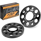 KSP 5X112mm Wheel Spacers,15mm 66.56mm Hubcentric Bore Forged Tuning Spacer for Most Newer A4 S4 A5 S5 A6 S6 A7 S7 A8 Quattro, 2019+ (G-Chassis),2pcs