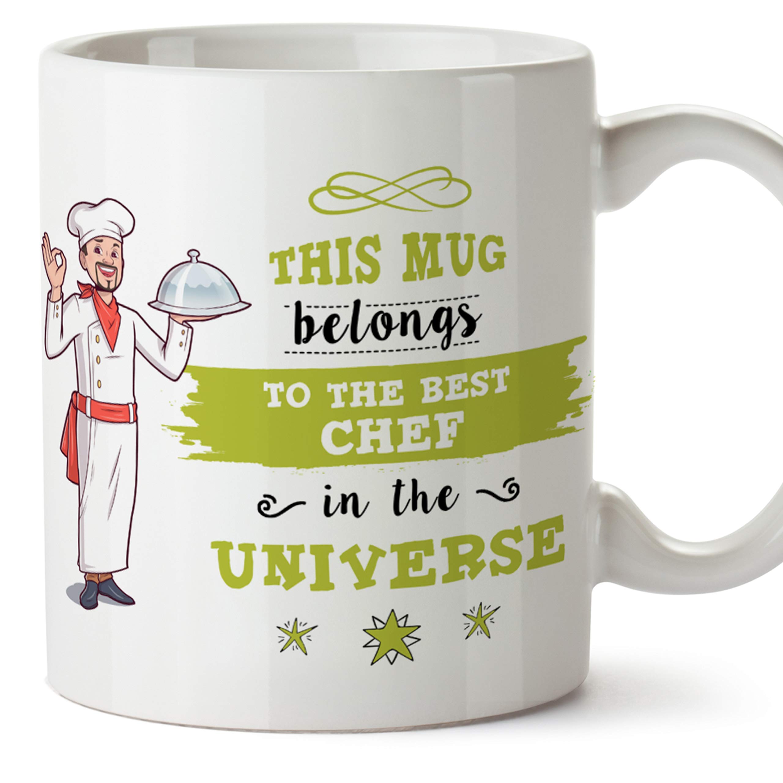 MUGFFINS Chef Mug - "Universe's Best Chef" - Funny Kitchen Gift/Present - Tea/Coffee Ceramic Cup 11oz — image 1