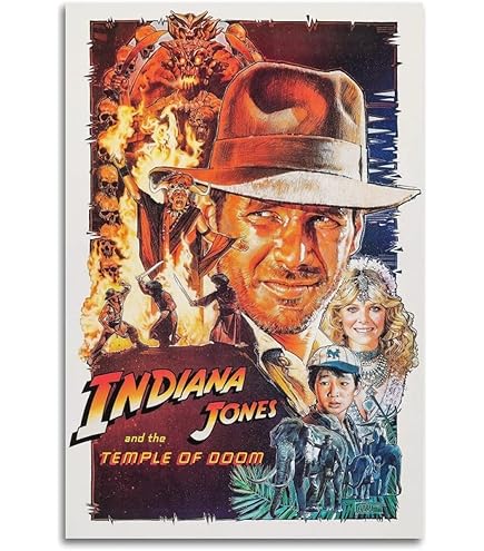 Amazon.com: Posters USA Indiana Jones and the Temple of Doom