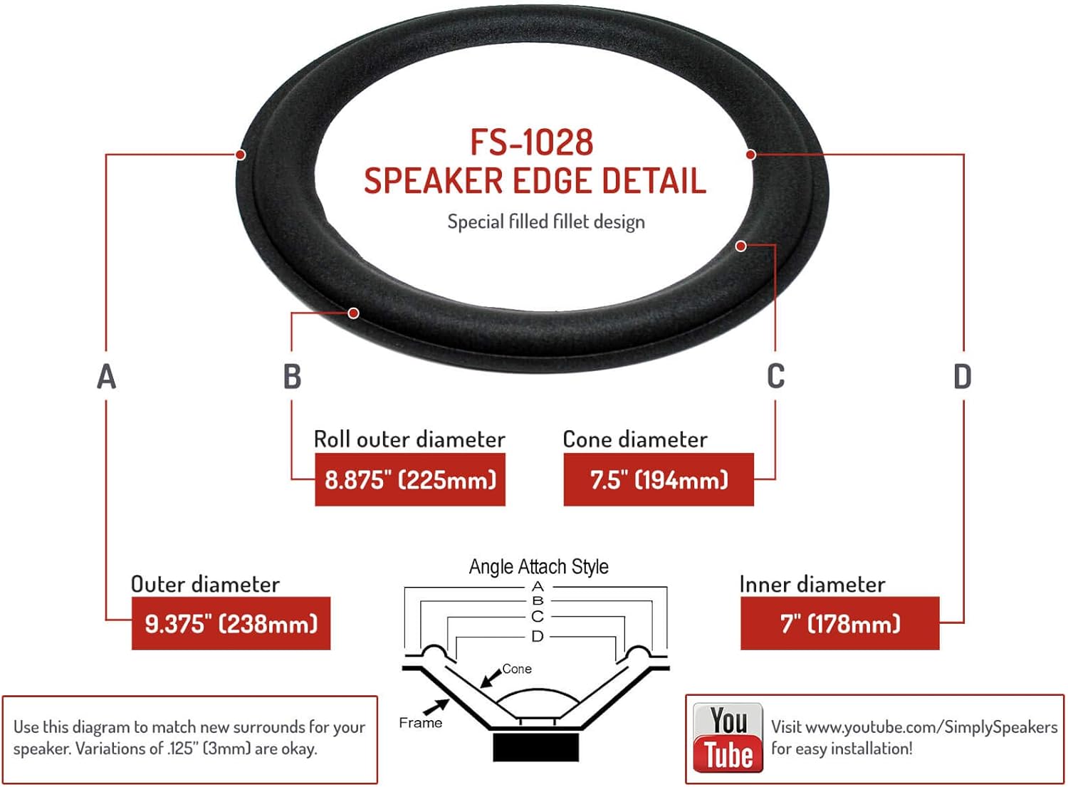 boston pv600 replacement speaker