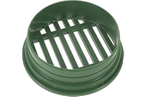 Kisangel Plastic Drain Cover Outdoor Round Flat Garden Grate for Efficient Water Drainage Debris Blocking
