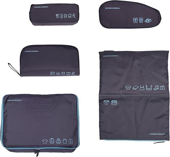 Amazon Eucool 5点旅行キャンプ収納ケースストレージバッグ服パッキングキューブ荷物セット靴toiletry Kit Clothing電子オーガナイザー下着バッグ 収納家具 オンライン通販